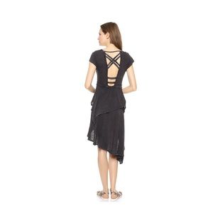 Free people Rocket Cat Linen Distressed dress